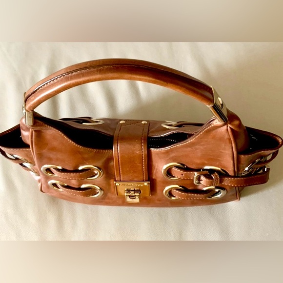 Jimmy Choo bag Brown Leather w/ Gold Accents - Picture 5 of 11